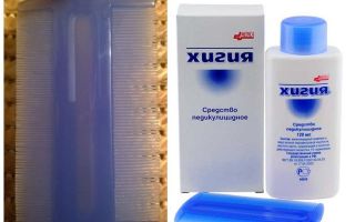Shampoo Hygia para piolhos e lêndeas na cabeça
