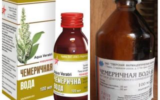 Chemerichnaya água de piolhos e lêndeas método de aplicação