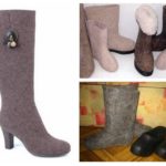 Botas de feltro