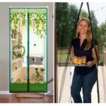 Mosquiteiro na porta com ímãs
