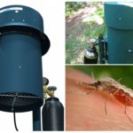 O uso do dispositivo contra mosquitos