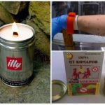 Mosquito velas para rua e casa