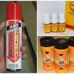 Preparações químicas de abelhas moídas